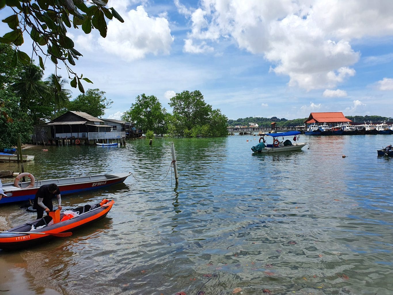 Kayak for rent in Pulau Ubin