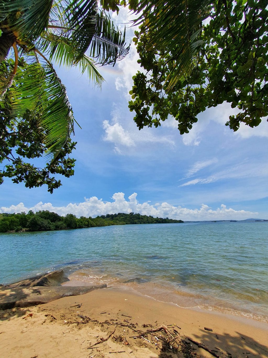 Sungei Ubin beach on Pulau Ubin