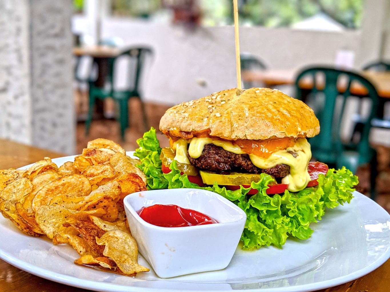 Hamburger in Guatemala