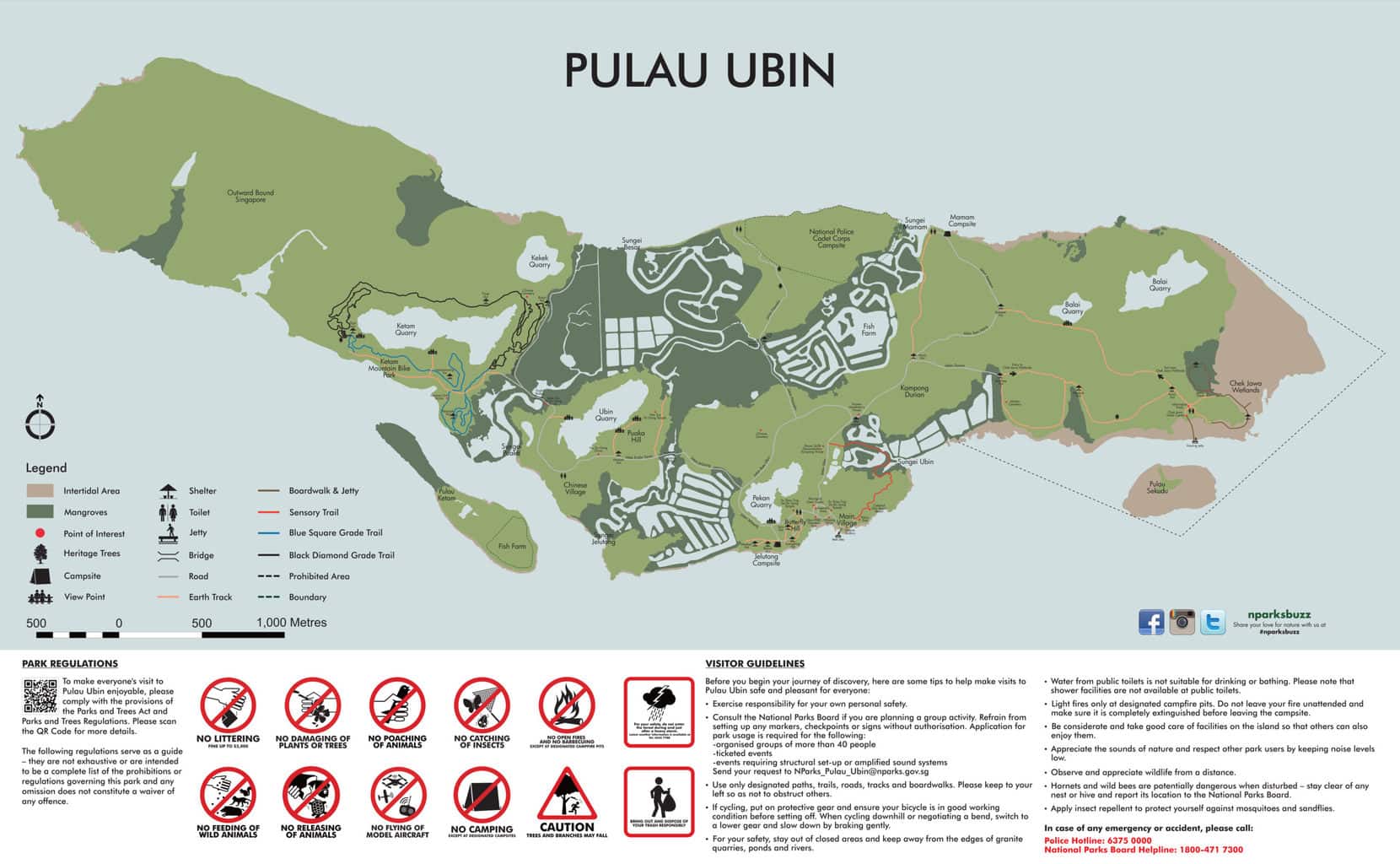 Pulau Ubin map