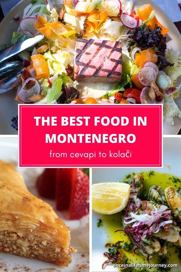 The best food in Montenegro