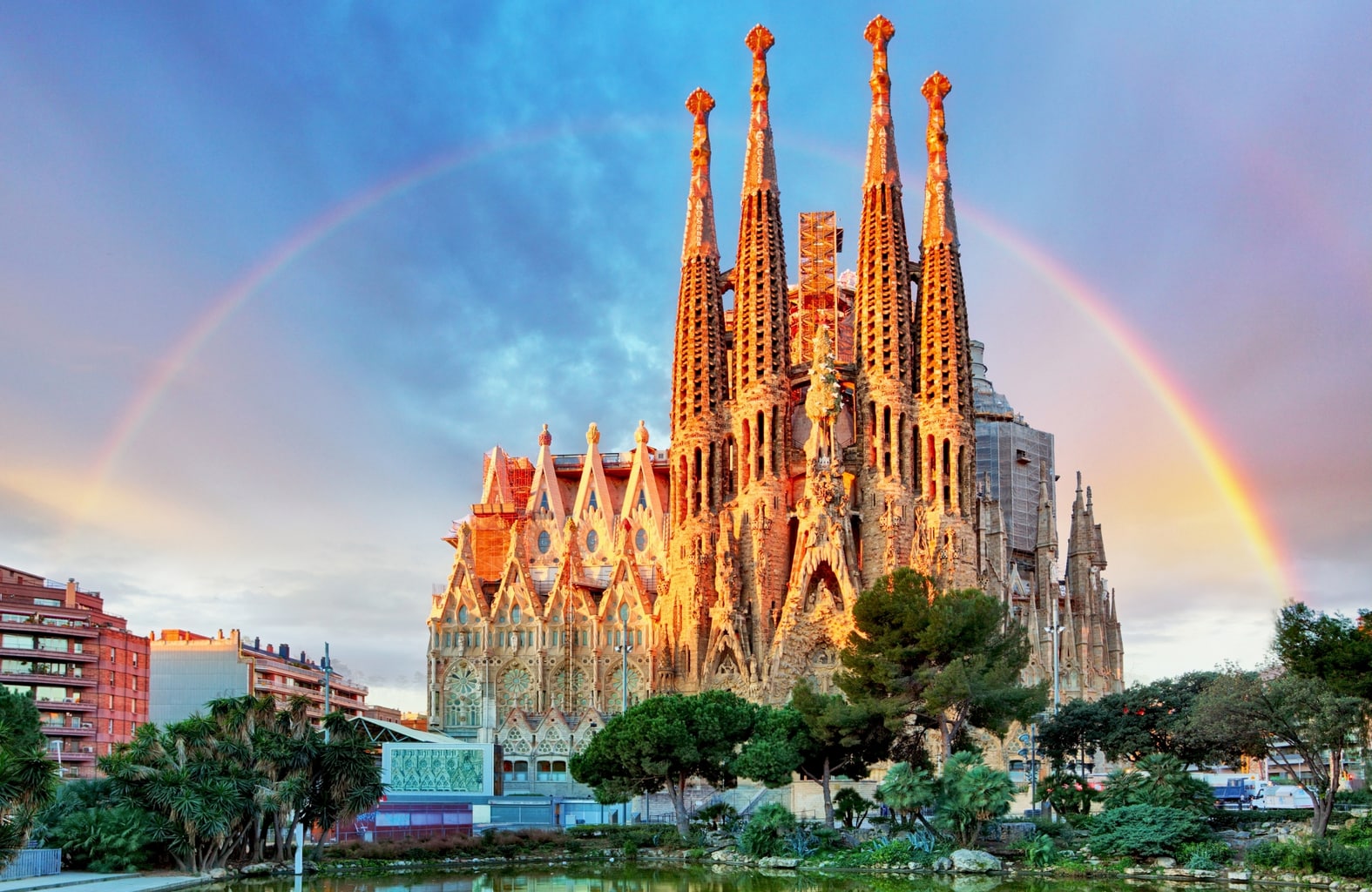 Outside Sagrada Familia