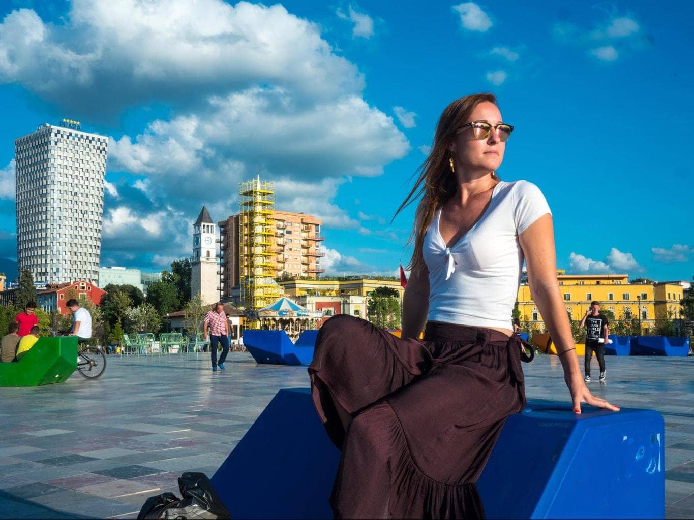 Skanderbeg Square in Tirana