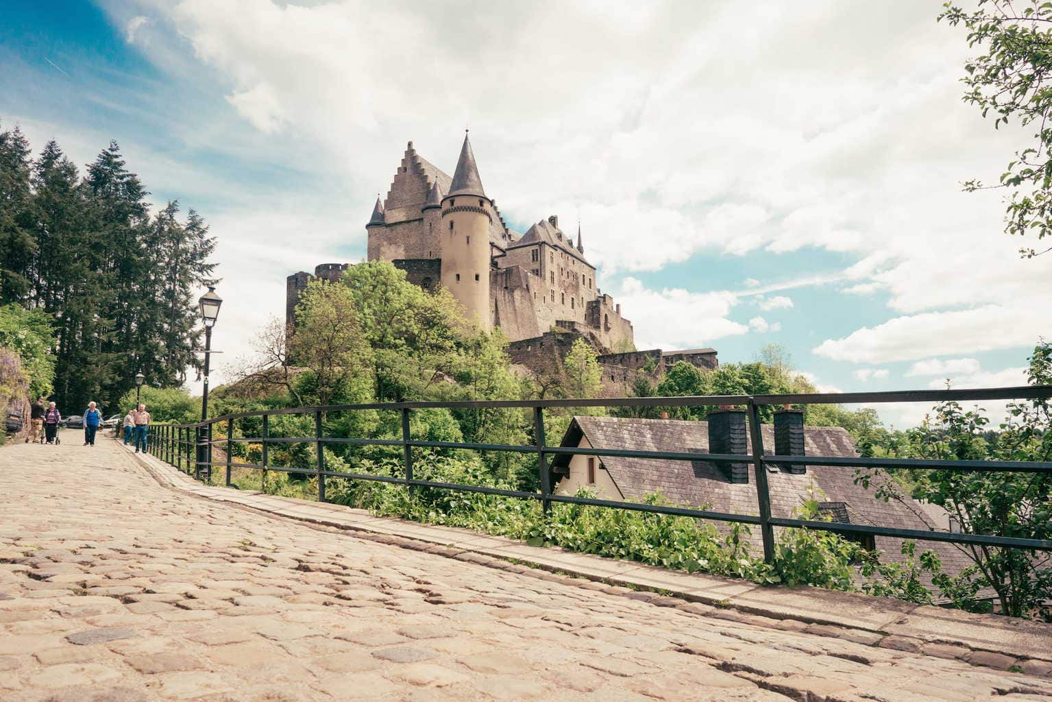 Vianden Castle in Luxembourg