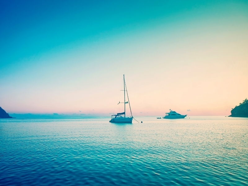 Yacht in the Whitsundays