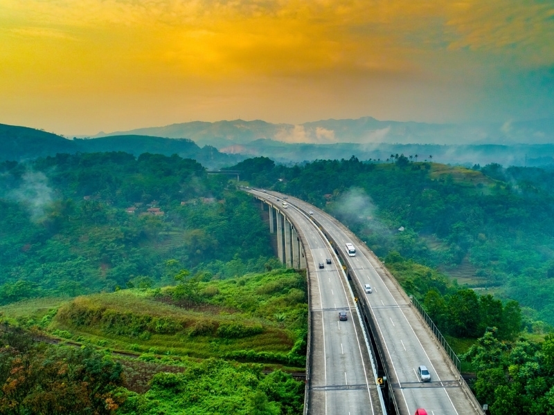 Driving in West Java