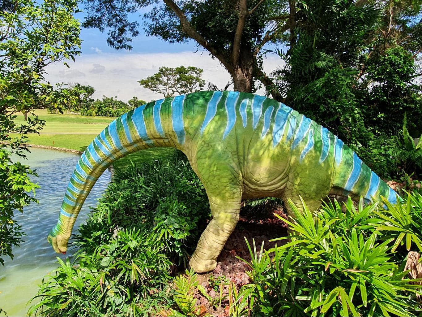 Gorgeous dinosaurs at Jurassic Mile Singapore