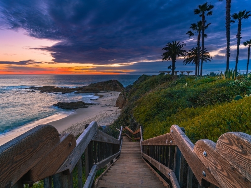 Gorgeous sunsets at Orange County state parks