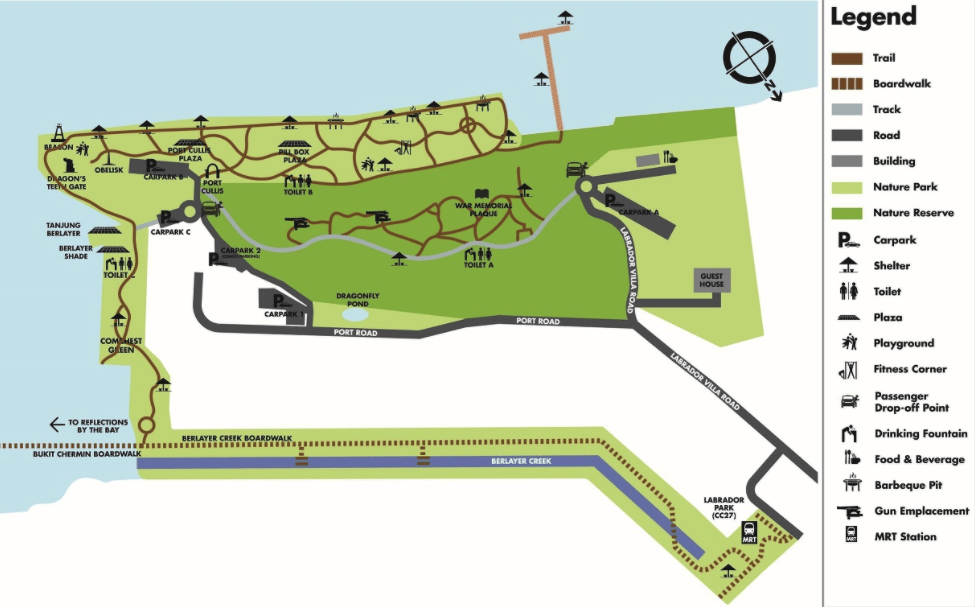 Labrador Nature Reserve map