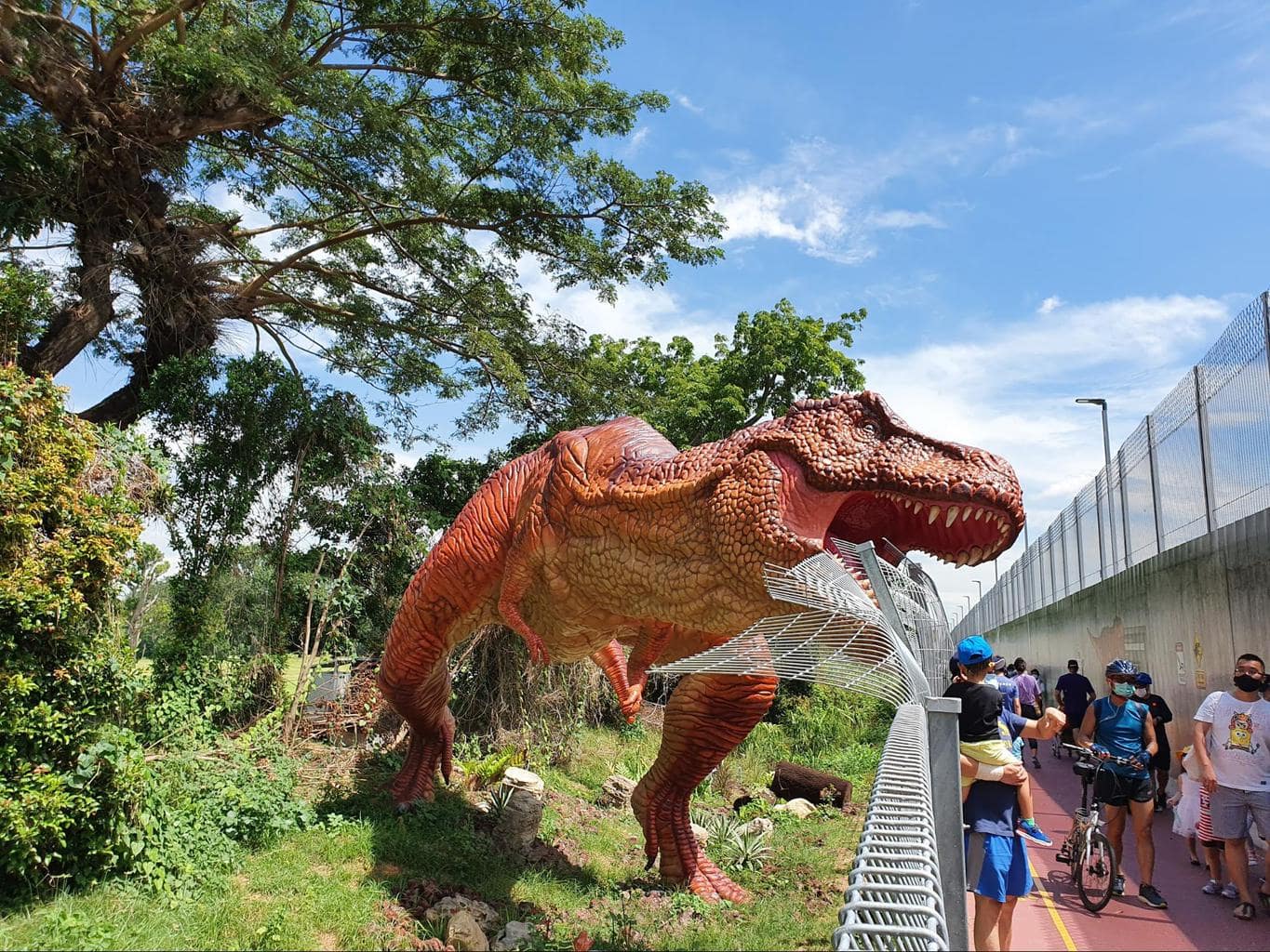 T-Rex at Jurassic Mile in Singapore