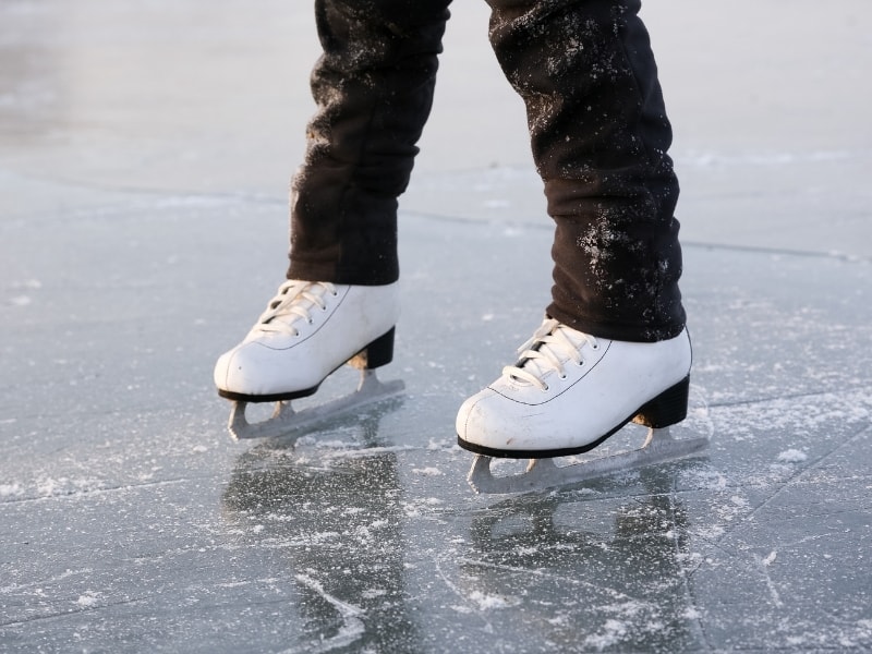 You can go ice skating in Singapore