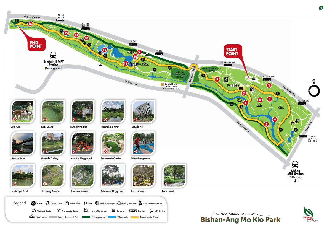 Bishan Ang Mo Kio Park map