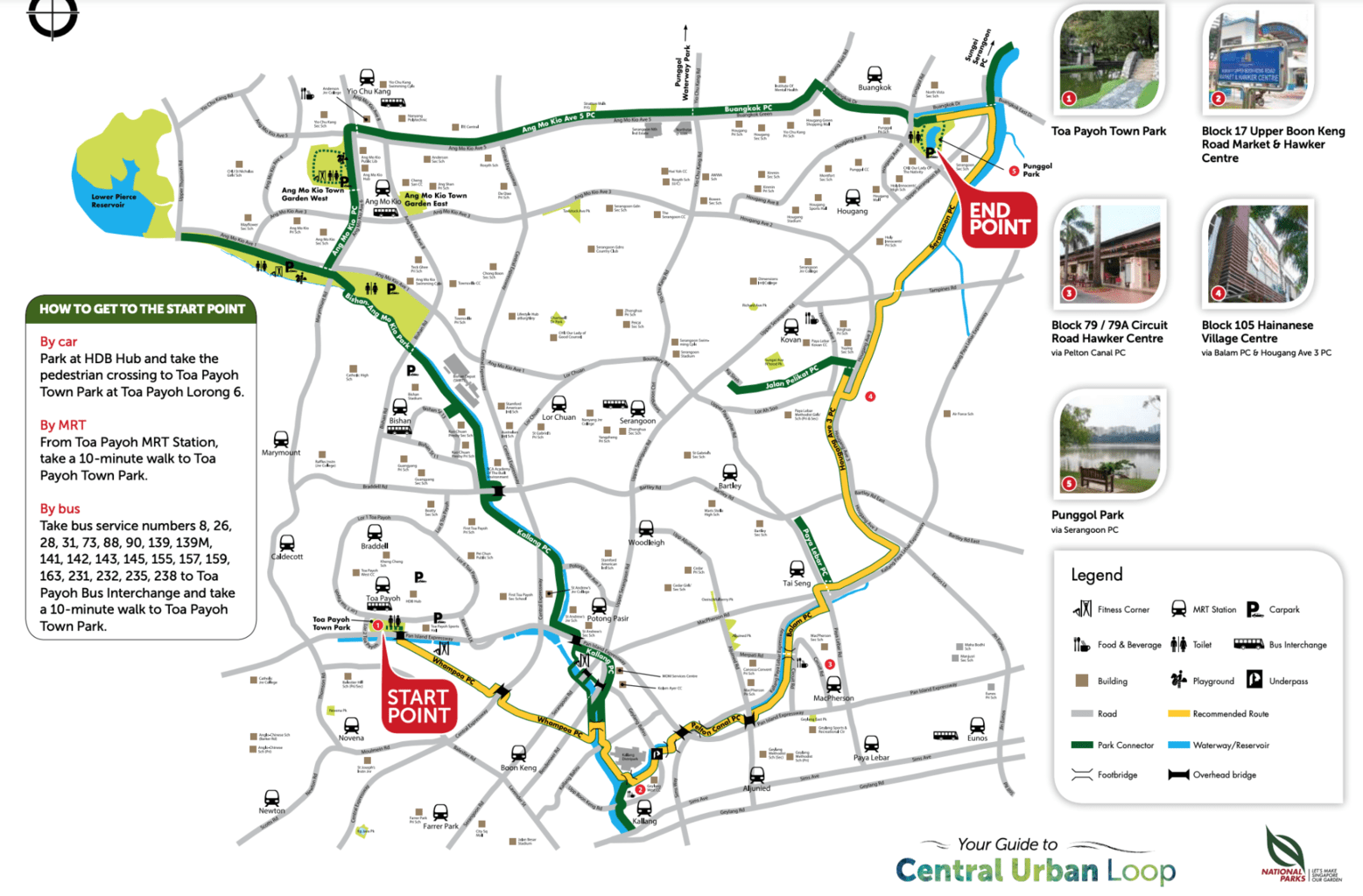 Central Urban Loop map