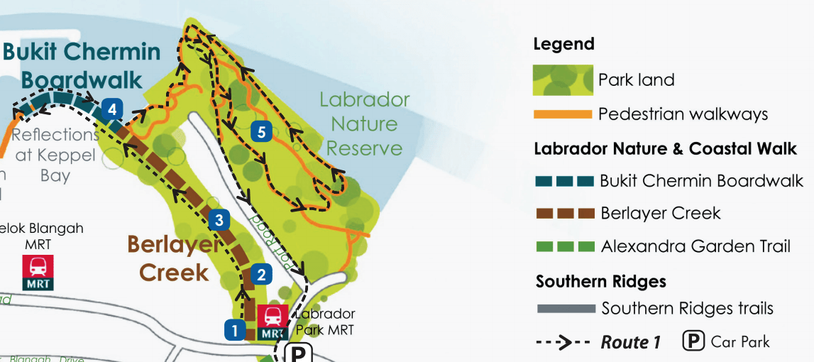 Labrador Nature Reserve map