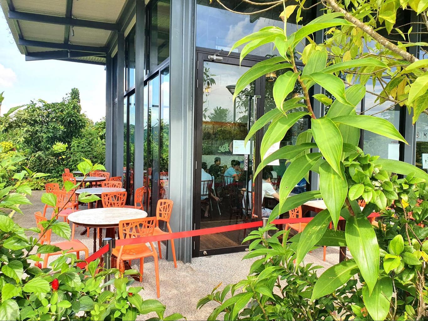 Sembawang Hot Spring Park outdoor seating