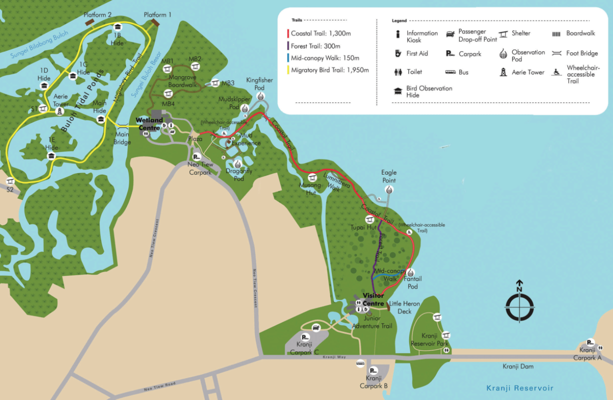 Sungei Buloh map