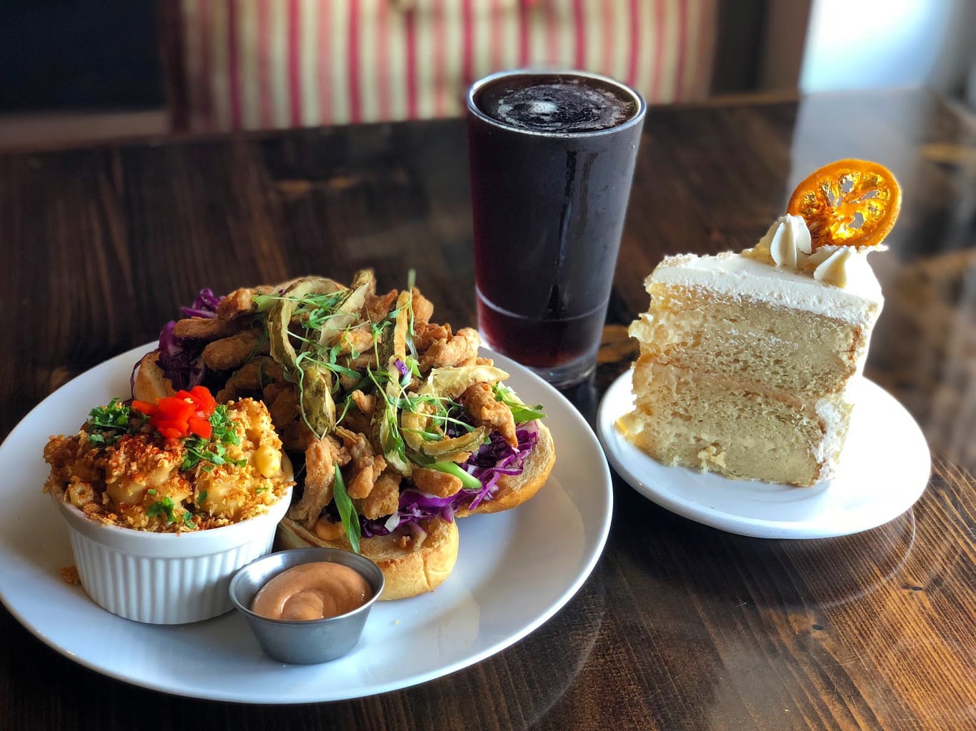 Have a vegetarian delight at Dixie Dharma. Photo courtesy Dixie Dharma