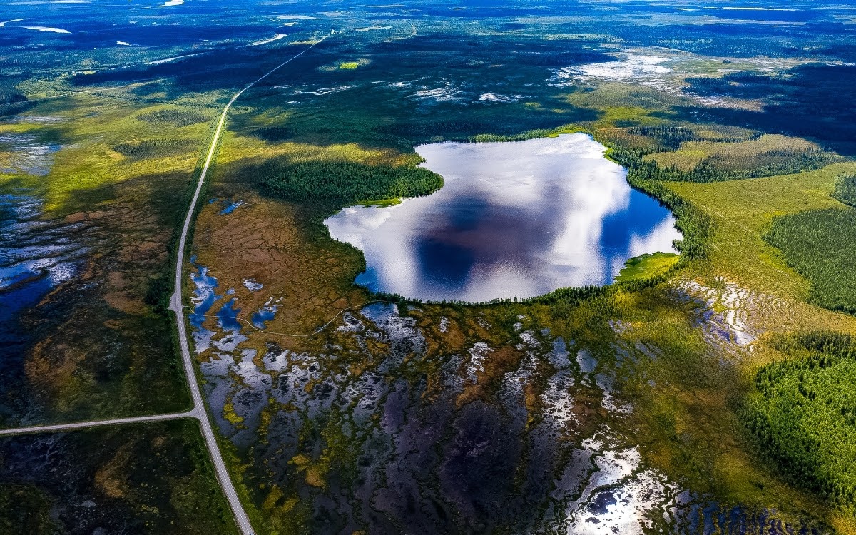 Gorgeous lakes in Finland