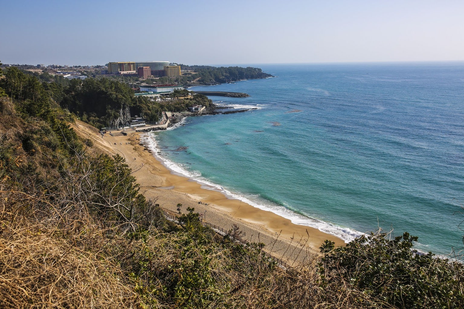 Jungmun Saekdal Beach in Seogwipo