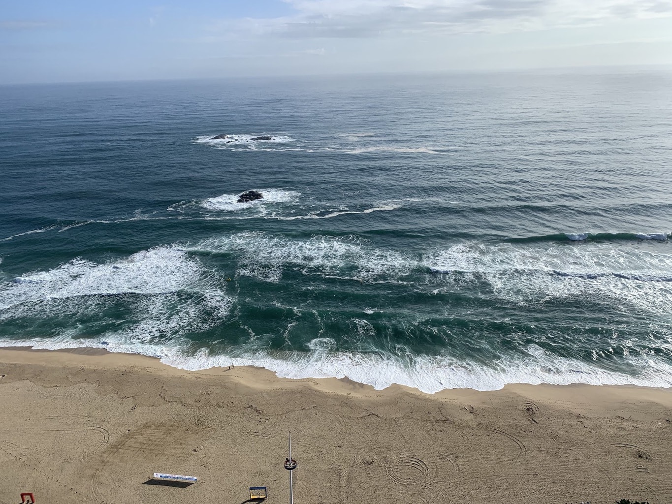 Gyeongpo beach from above