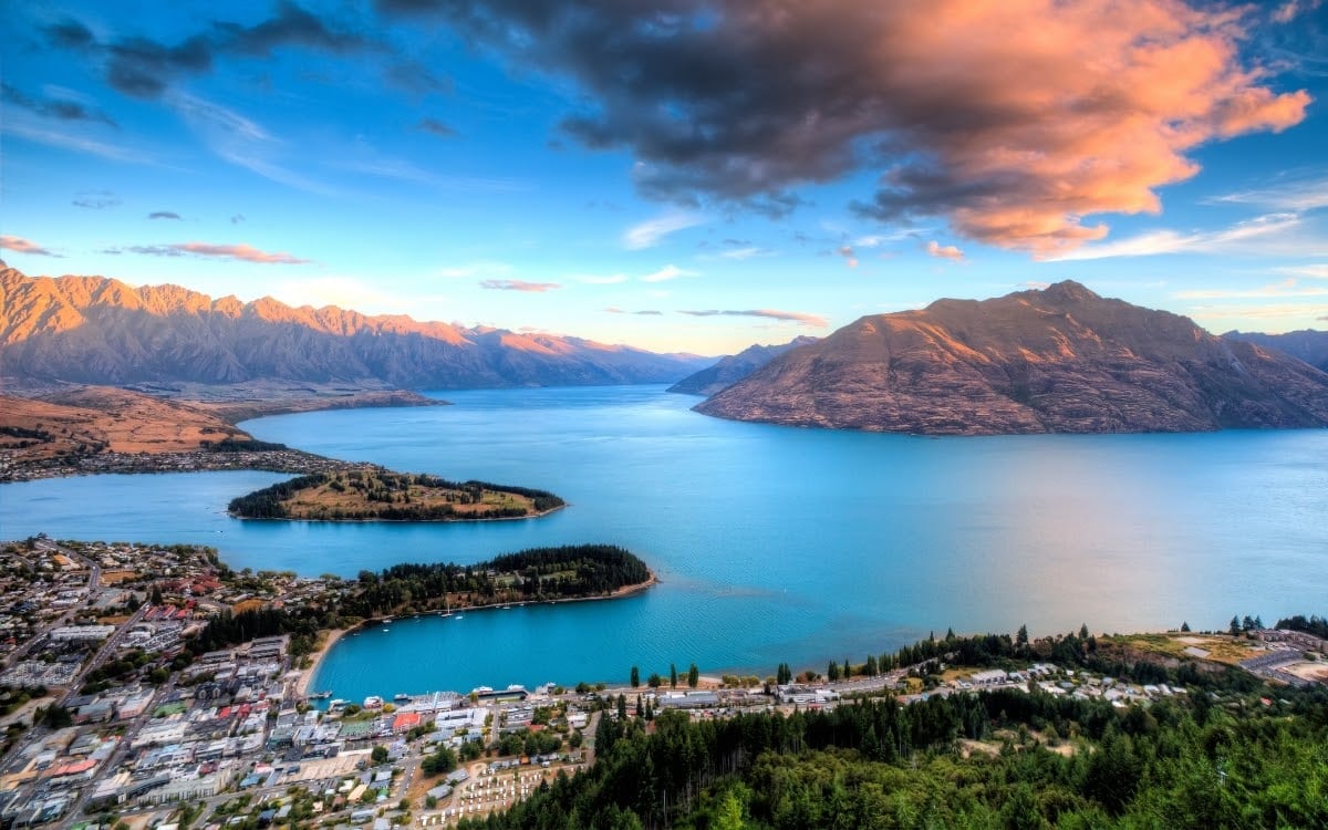 Sunset in Queenstown