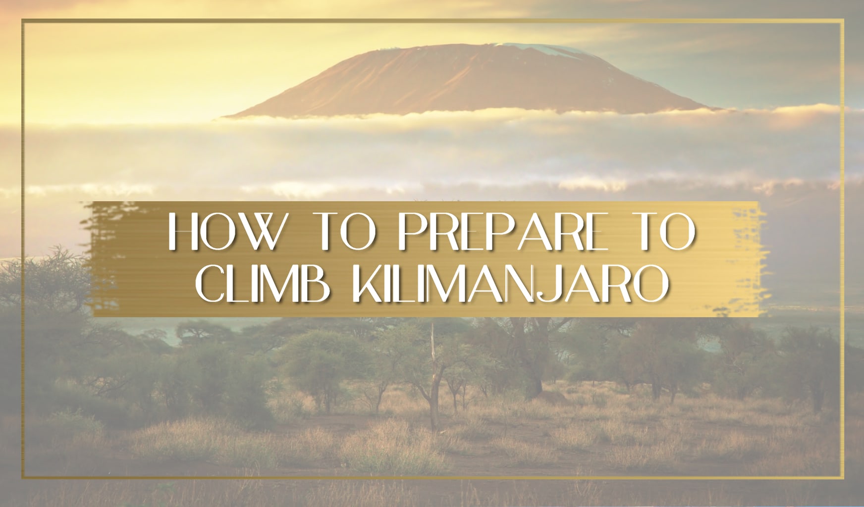 How to climb Kilimanjaro main