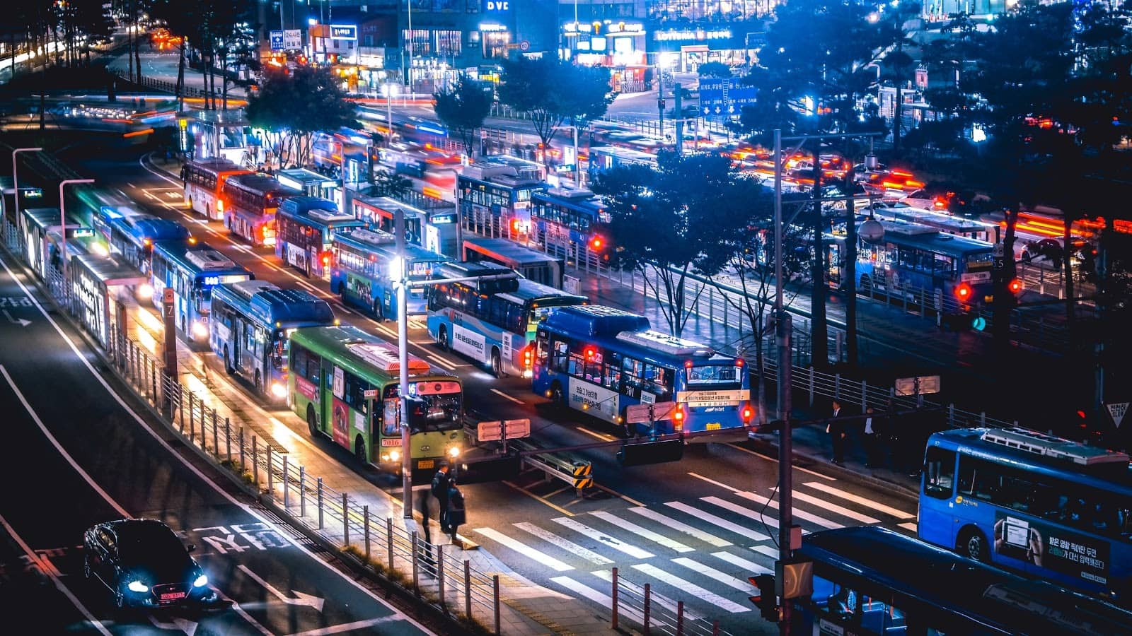 Buses in South Korea are convenient and clean