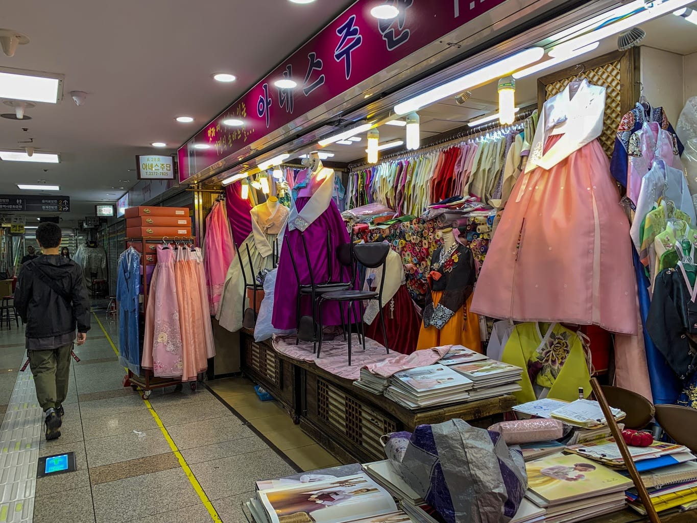 Underground shopping in Dongdaemun