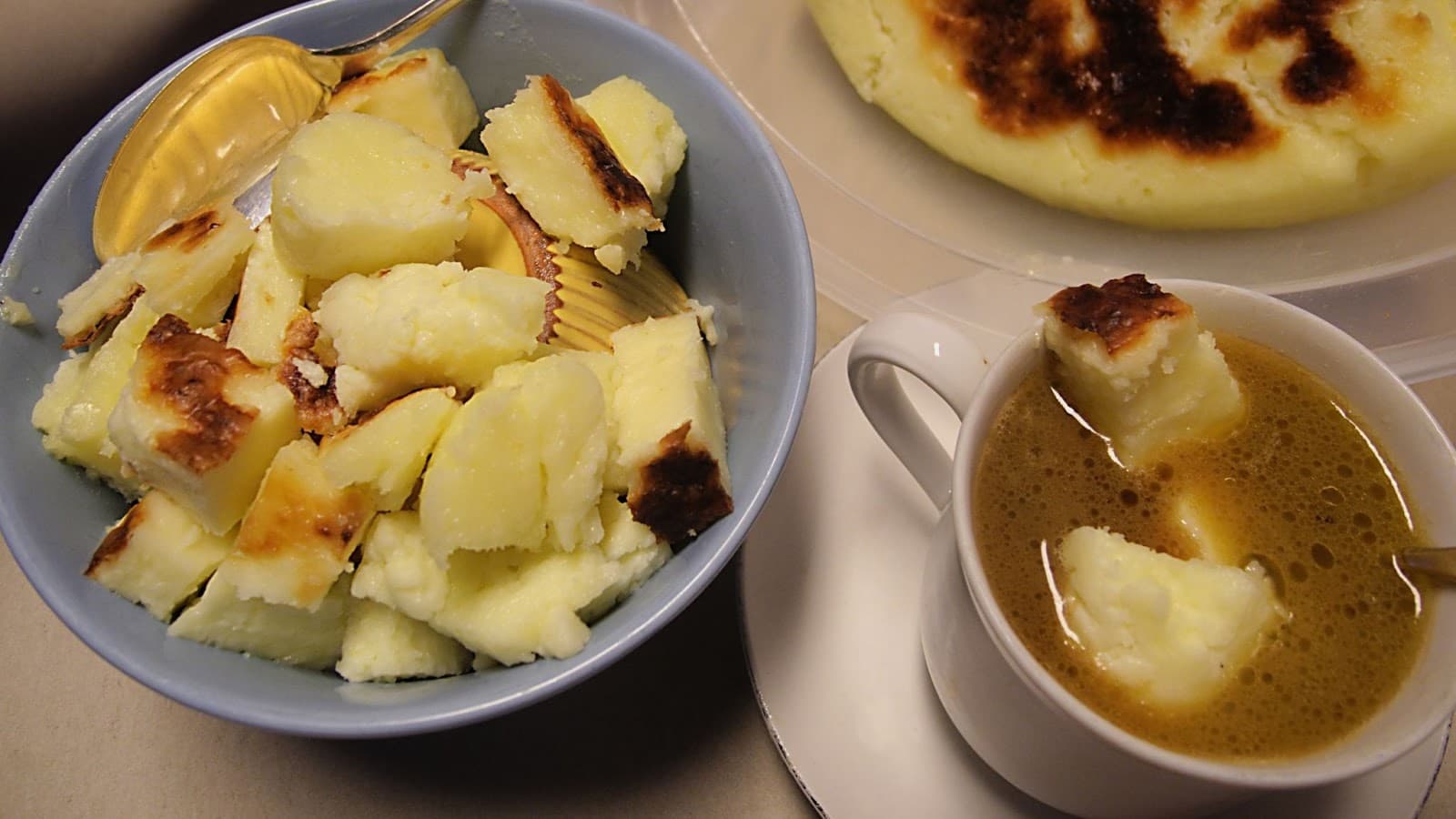 Kaffeost or cheese coffee can be found throughout Scandinavia