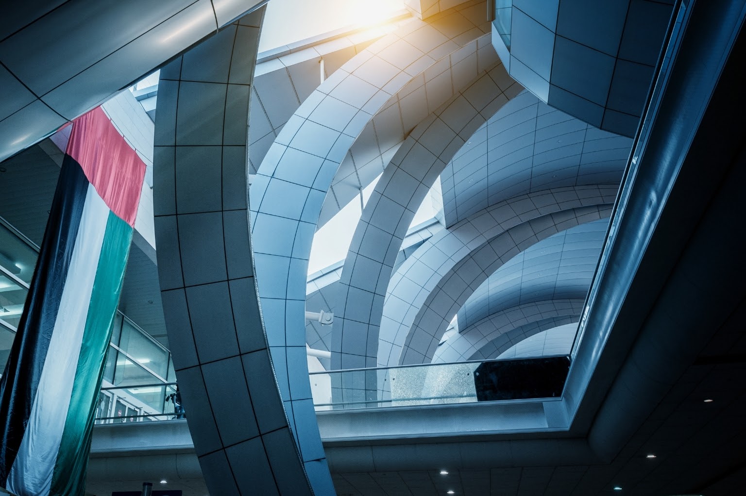 Interior of Dubai International Airport