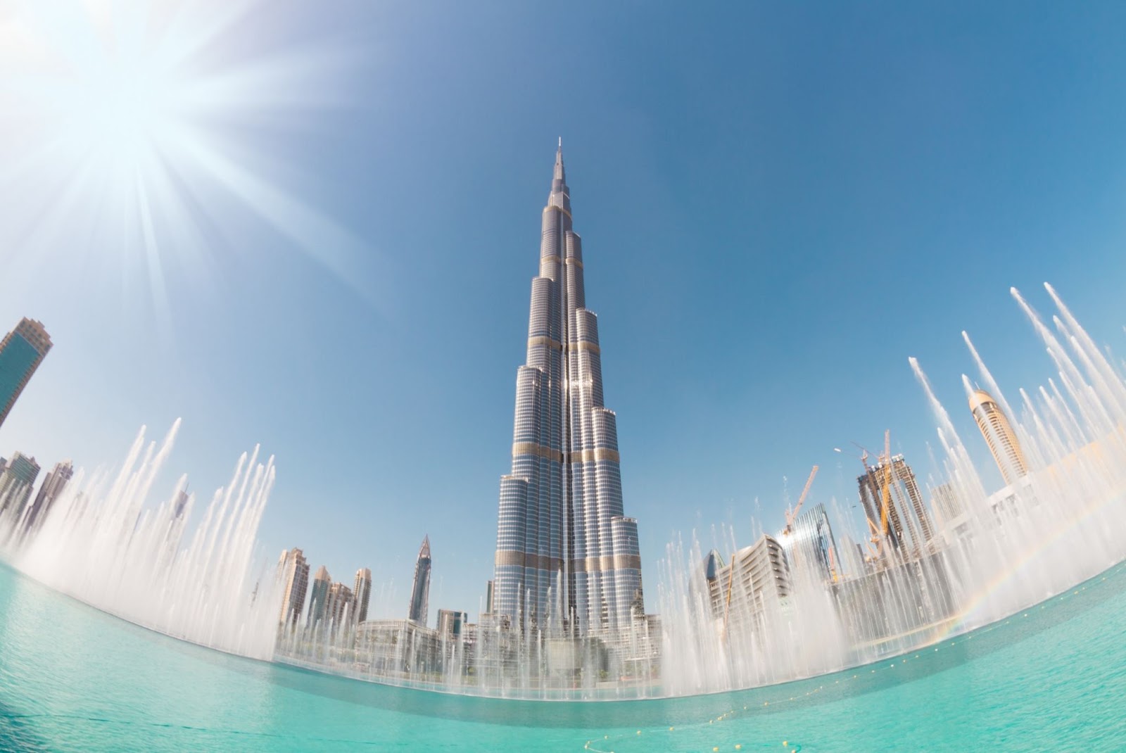 The Burj Khalifa is the tallest building in the world