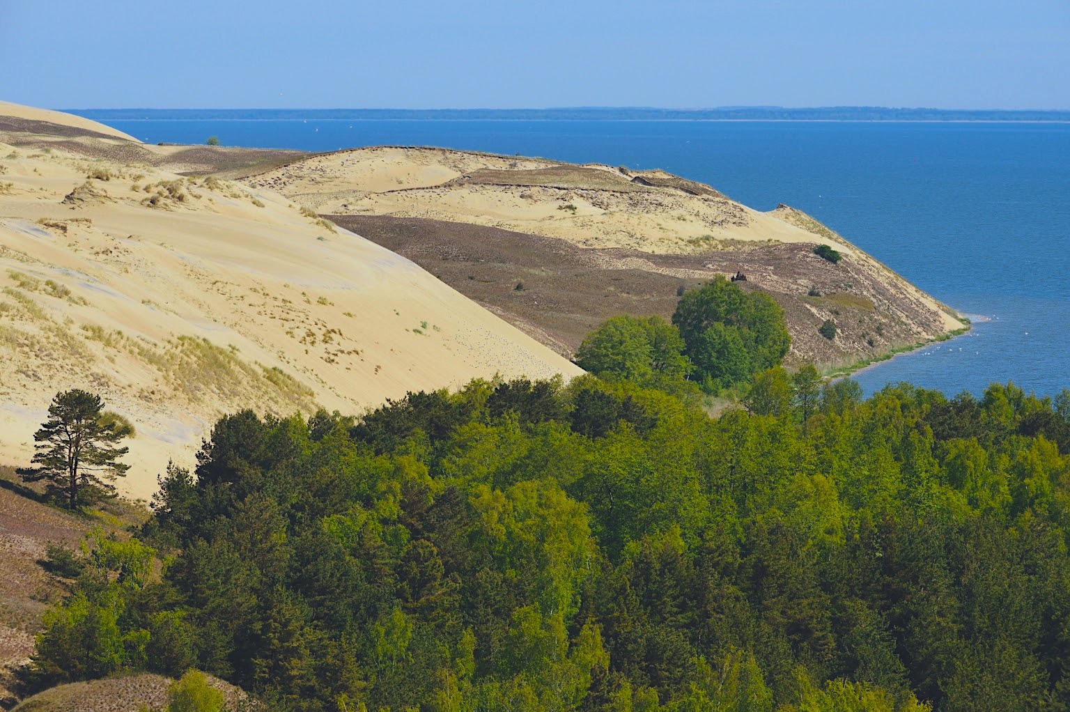 The shifting Curonian Spit in Lithuania