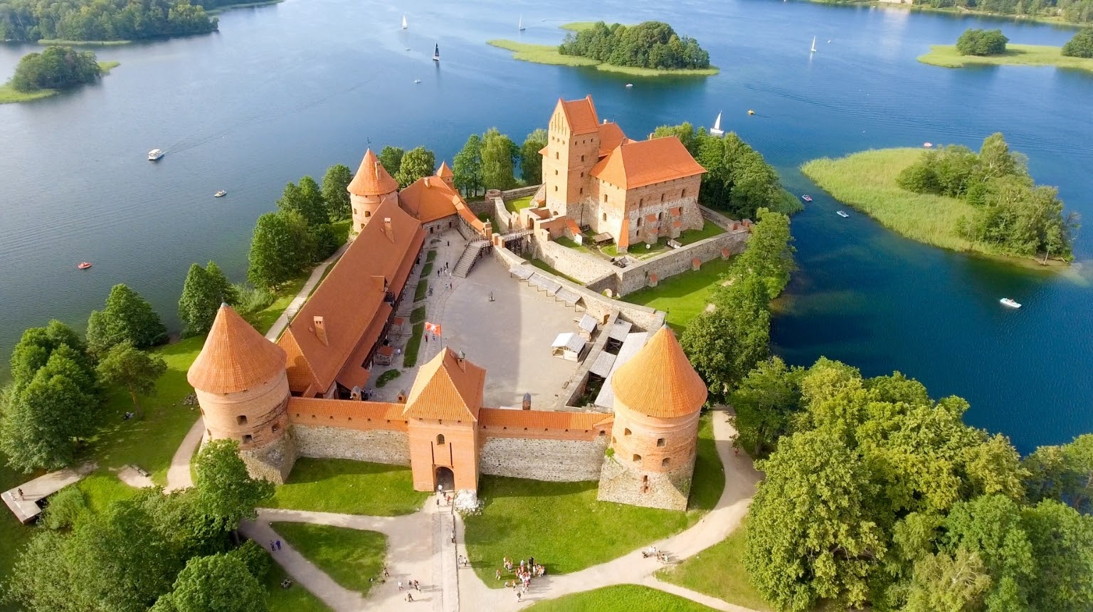 Trakai Castle in Lithuania